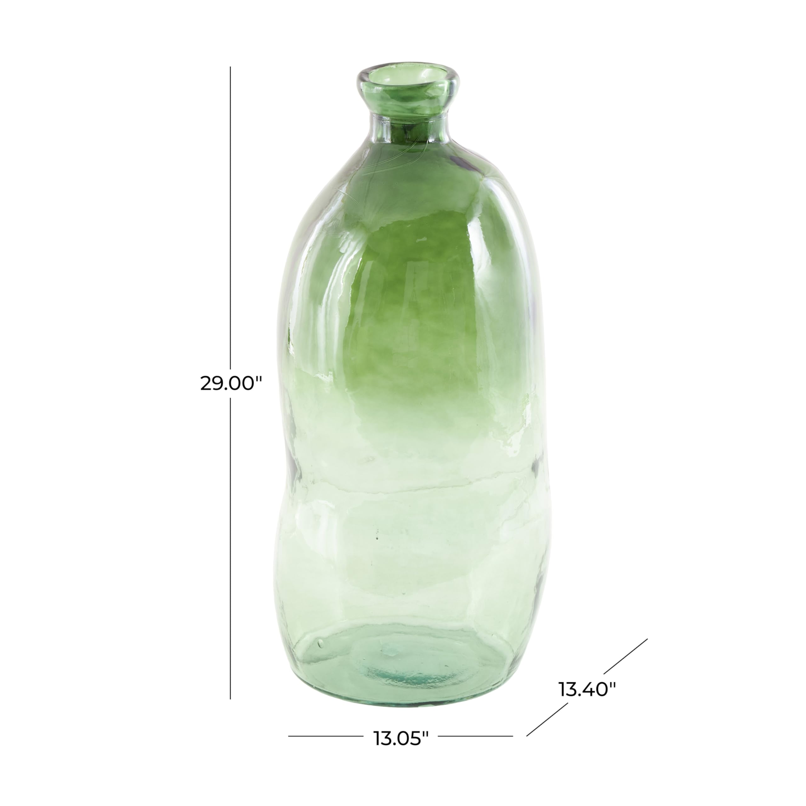 Amazon.com: Deco 79 Recycled Glass Abstract Handmade Decorative